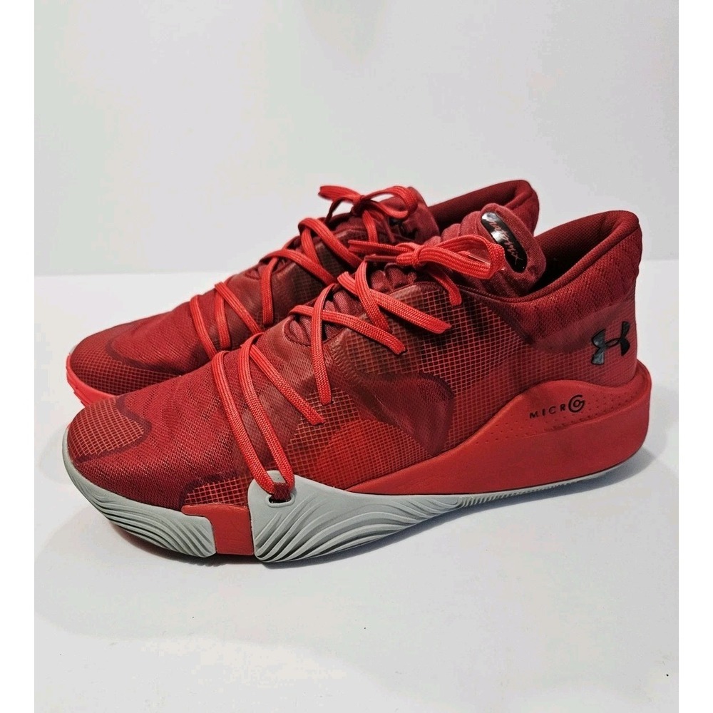 Under Armour Anatomix Spawn Red Men's 3021263-603 Size 15‎ Basketball Shoes